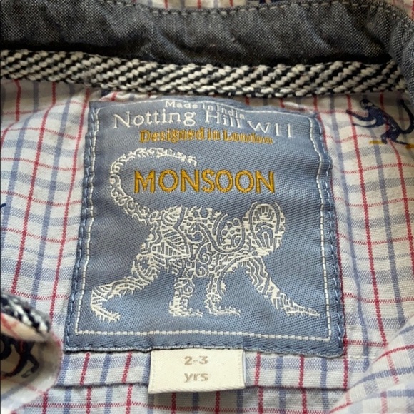 Monsoon Button Down Dress Shirt Toddler - Picture 11 of 14